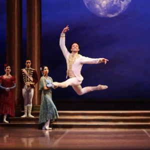 Matthew Lehmann and dancers of West Australian Ballet in Cinderella. Photo: Emma Fishwick.